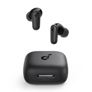هدفون بلوتوثی انکر مدل Soundcore P30i با نویز کنسلینگ فعال (ANC)، درگاه شارژ USB Type-C، دارای 4 میکروفون با فناوری هوش مصنوعی، مجهز به دکمه لمسی و